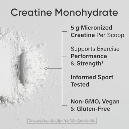 Sports Research Creatin-Monohydrat – 5 g mikronisiertes Creatin für Muskelaufbau, Leistungssteigerung und Erholung – 300 g (10,58 Unzen)
