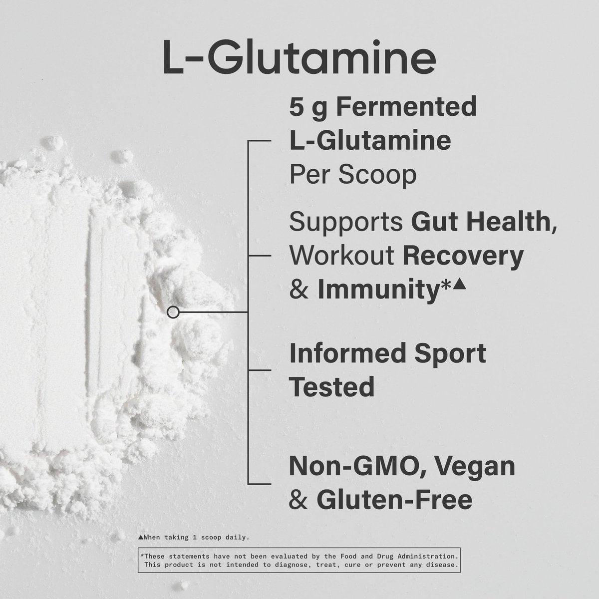 Sports Research L-Glutamin – Muskelregeneration, Immunsystem & Darmgesundheit – 5 g pro Portion – 300 g Pulver