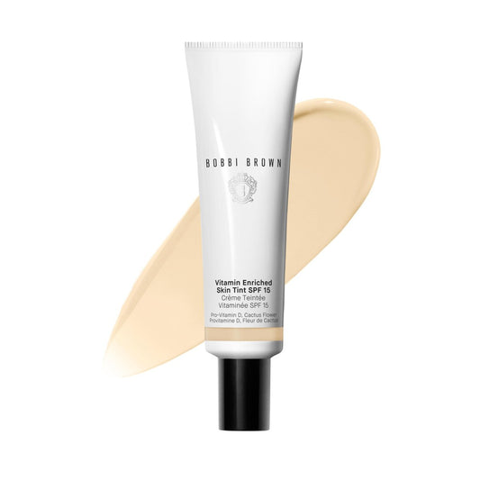 Bobbi Brown Vitamin Enriched Skin Tint SPF 15 – Hydratisierende getönte Feuchtigkeitscreme mit Vitaminen B, C & E, 1,7 Fl Oz, Fair 2