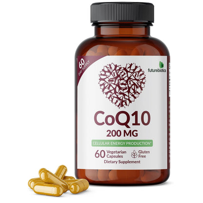Futurebiotics CoQ10 200 mg – Energie für die Zellen, 60 vegane Kapseln