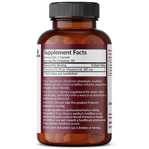 Futurebiotics CoQ10 200 mg – Energie für die Zellen, 60 vegane Kapseln