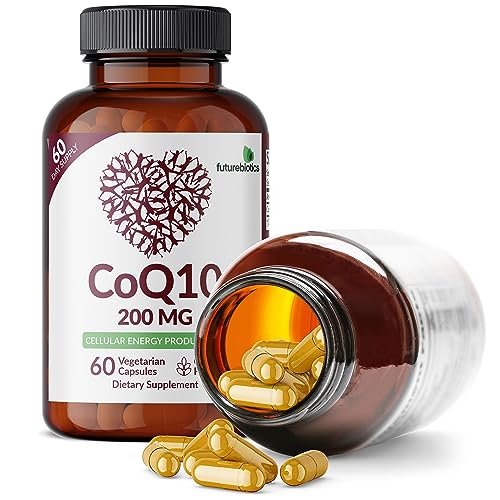 Futurebiotics CoQ10 200 mg – Energie für die Zellen, 60 vegane Kapseln