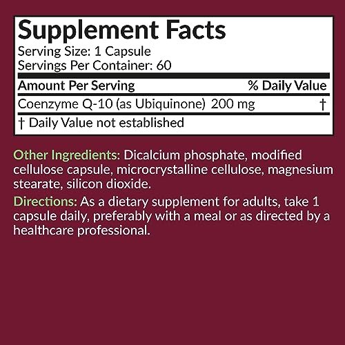Futurebiotics CoQ10 200 mg – Energie für die Zellen, 60 vegane Kapseln