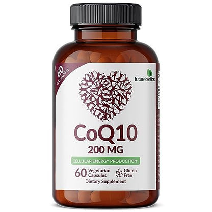 Futurebiotics CoQ10 200 mg – Energie für die Zellen, 60 vegane Kapseln