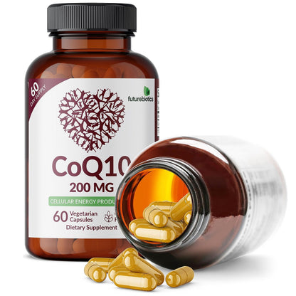 Futurebiotics CoQ10 200 mg – Energie für die Zellen, 60 vegane Kapseln