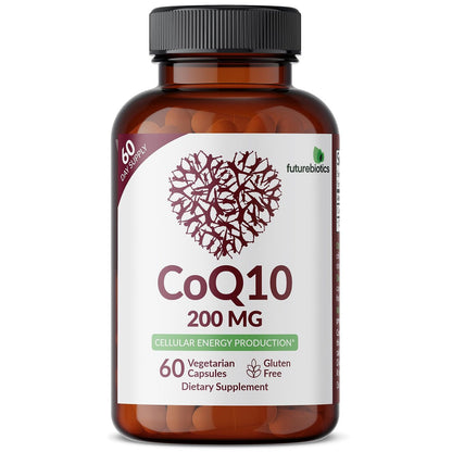 Futurebiotics CoQ10 200 mg – Energie für die Zellen, 60 vegane Kapseln