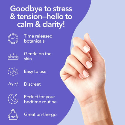 Laki Naturals Relax Patch (1 Count, Pack of 8) | Pflaster mit natürlichen pflanzlichen Inhaltsstoffen gegen Stress und Sorgen | Beruhigende Formel für besseren Schlaf