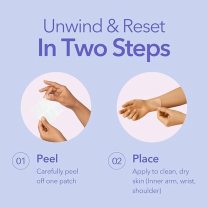 Laki Naturals Relax Patch (1 Count, Pack of 8) | Pflaster mit natürlichen pflanzlichen Inhaltsstoffen gegen Stress und Sorgen | Beruhigende Formel für besseren Schlaf