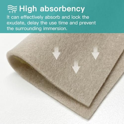 Dimora Upgrade Silber Calcium-Alginat Wundverband – Antibakterielle, nicht haftende Gaze, hochsaugfähige sterile Bindenpads, 10x10 cm, 5er-Pack