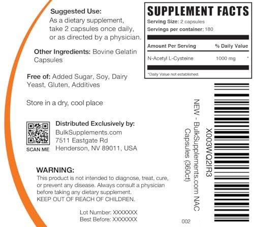BulkSupplements.com Betain Anhydrous Pulver - Trimethylglycin, TMG Nahrungsergänzungsmittel, TMG Pulver - Betain TMG - Glutenfrei, 1500mg pro Portion, 500g (1,1 Pfund)
