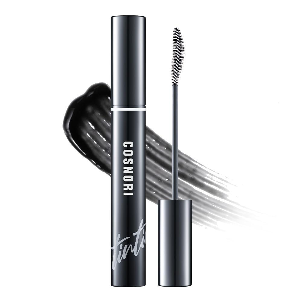 COSNORI Wimpern Tönungs Serum 01 Deep Black - Koreanisches Wimpern-Boost getöntes Serum – Augenbrauen-Wachstumsverstärker für längere und dichtere Wimpern – Wimpernlifting-Essential - Vegan, reizfrei 0,3 fl.oz / 9g (Schwarz)