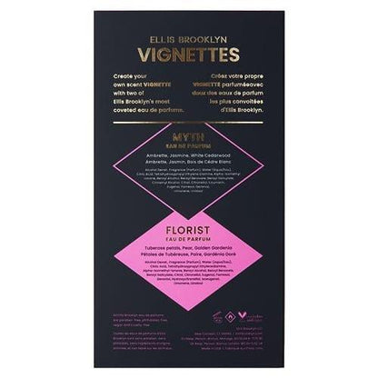 Ellis Brooklyn Vignettes Mini Fragrance Duo – Langanhaltendes Parfüm-Geschenkset für Damen, Reisegröße, Clean, Vegan, Parabenfrei, Tierversuchsfrei, Set mit 2x 7,5 ml