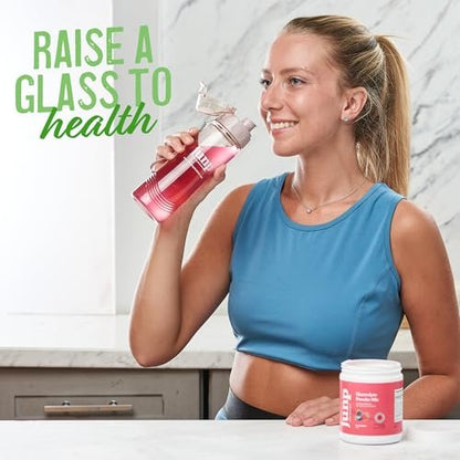 JUNP Elektrolytpulver Ohne Zucker Ohne Kohlenhydrate – Erfrischender Grüner Apfel Geschmack, Keto Electrolyte Drink Mix, Kalium & Salz Hydrationspulver, Null Kalorien Zuckerfrei, 90 Portionen
