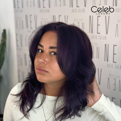 Celeb Luxury Viral Colorwash Purple for Brunettes - Farbconditioner für kühle Brauntöne, 8,25 Fl Oz