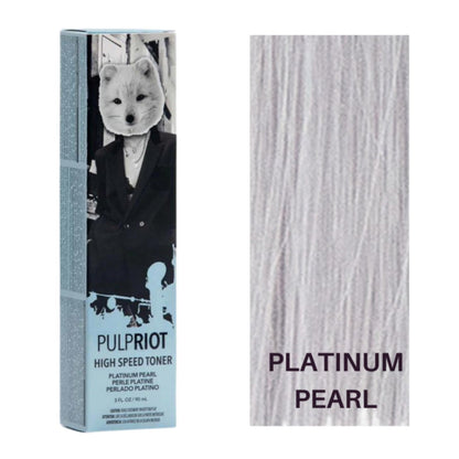 Pulp Riot High Speed Toner Platinum Perl 3 oz – Professioneller Haartoner für kühle Blondtöne