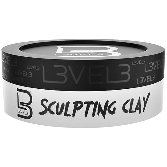 L3 - Level 3 Hair Sculpting Clay - Premium Haarkleber für den perfekten Look - Lang anhaltendes Styling-Produkt für Männer
