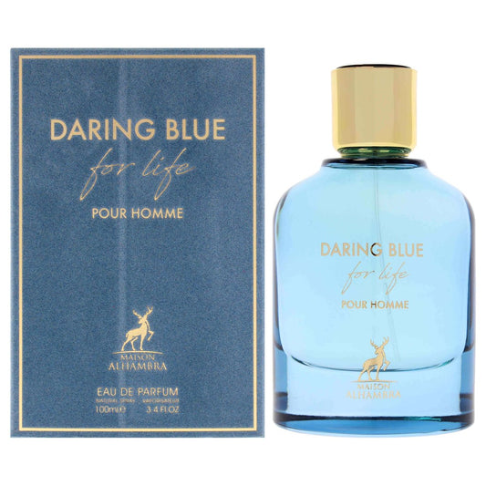 Daring Blue For Life von Maison Alhambra für Herren - 100 ml EDP Spray