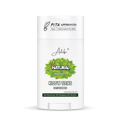 Artifa Natürliches Deodorant für Kinder und Jugendliche – Aluminiumfrei, Parabenfrei, Alkoholfrei, Tierversuchsfrei – 75 g