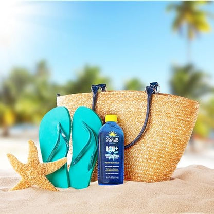 Ocean Potion After Sun Gel – Kühlendes Sonnenbrandgel mit Lidocain, Menthol, Aloe Vera und Teebaumöl, 240 ml
