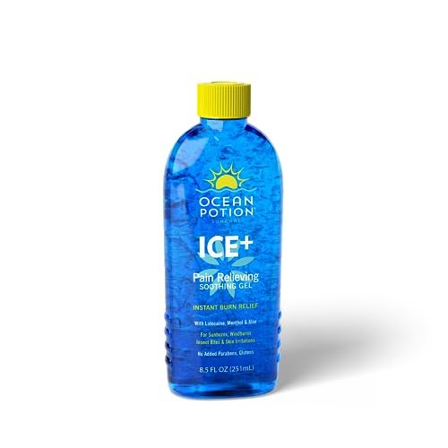 Ocean Potion After Sun Gel – Kühlendes Sonnenbrandgel mit Lidocain, Menthol, Aloe Vera und Teebaumöl, 240 ml