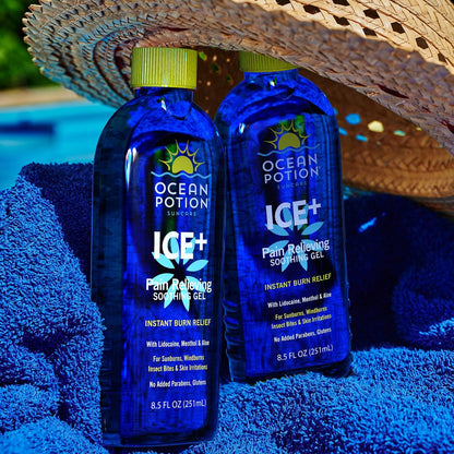 Ocean Potion After Sun Gel – Kühlendes Sonnenbrandgel mit Lidocain, Menthol, Aloe Vera und Teebaumöl, 240 ml