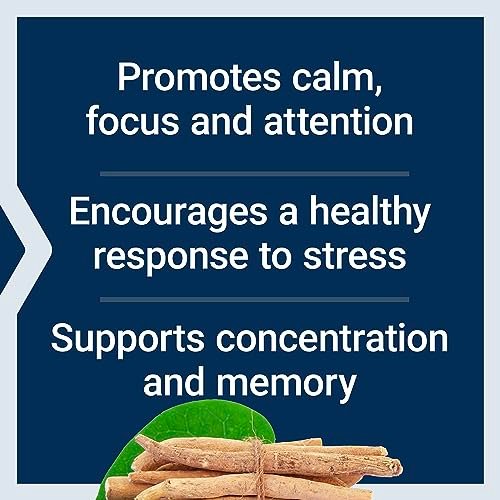 Life Extension Ashwagandha Plus Calm & Focus – Ashwagandha-Extrakt mit Spearmint-Extrakt für Konzentration, Aufmerksamkeit und Entspannung – 60 vegane Kapseln