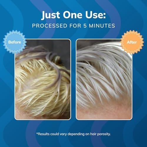 Fanola Wonder Blue Shampoo für Brünette – Farbshampoo für hellbraunes bis platinblondes Haar – neutralisiert Orange- und Messingtöne – vegan & sulfatfrei (1 Liter)