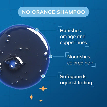 Fanola Wonder Blue Shampoo für Brünette – Farbshampoo für hellbraunes bis platinblondes Haar – neutralisiert Orange- und Messingtöne – vegan & sulfatfrei (1 Liter)