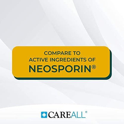 CareAll Triple Antibiotika-Salbe 1,0 oz (4er-Pack) – Erste-Hilfe-Salbe für kleine Schürfwunden, Schnitte und Verbrennungen zur Infektionsvorbeugung – Vergleichbar mit den Wirkstoffen der führenden Marke