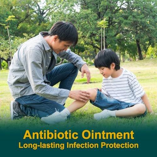 CareAll Triple Antibiotika-Salbe 1,0 oz (4er-Pack) – Erste-Hilfe-Salbe für kleine Schürfwunden, Schnitte und Verbrennungen zur Infektionsvorbeugung – Vergleichbar mit den Wirkstoffen der führenden Marke
