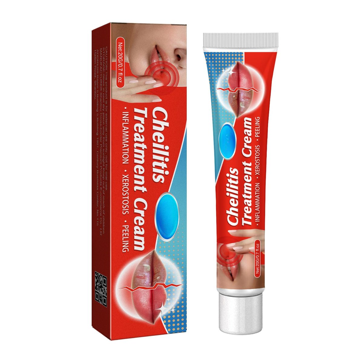 Natürlicher Heil-Lippenbalsam für trockene, rissige Lippen – Organische Alltagsfeuchtigkeit, Cheilitis-Behandlungscreme für Männer, Frauen & Kinder, dermatologisch empfohlen