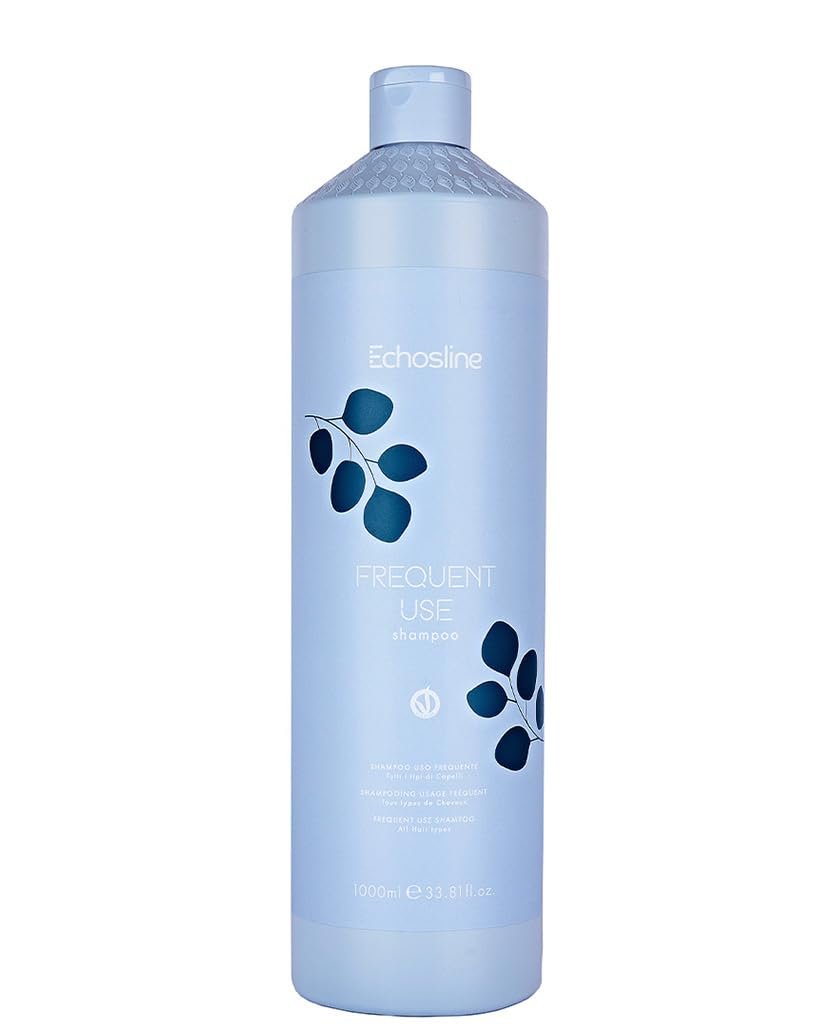 Echosline Frequent Use Shampoo - Vegane Formel für alle Haartypen - 1000 ml / 33,8 fl. oz.
