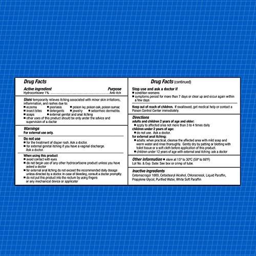 CareAll Hydrocortison 1% Creme, 28g Tube (4er-Pack) - Maximale Stärke gegen Juckreiz und Rötungen bei Insektenstichen, Ekzemen, Psoriasis, Giftefeu, Gifteiche und Giftsumach
