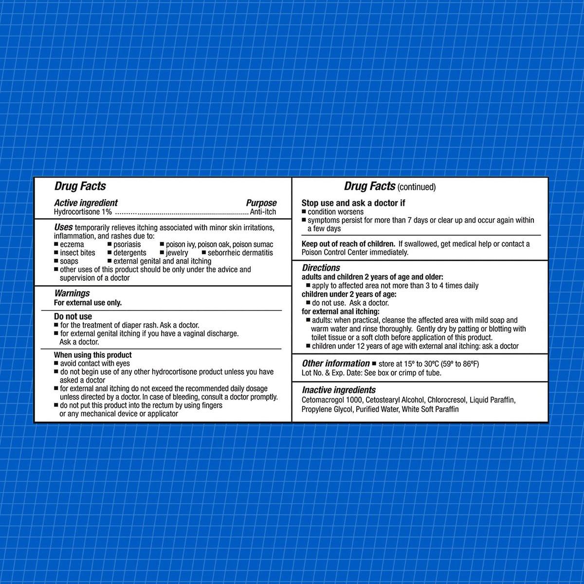CareAll Hydrocortison 1% Creme, 28g Tube (4er-Pack) - Maximale Stärke gegen Juckreiz und Rötungen bei Insektenstichen, Ekzemen, Psoriasis, Giftefeu, Gifteiche und Giftsumach