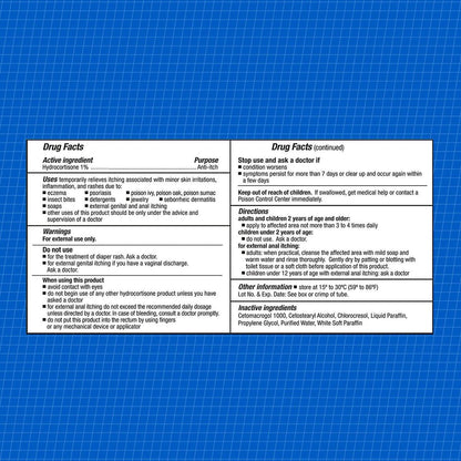 CareAll Hydrocortison 1% Creme, 28g Tube (4er-Pack) - Maximale Stärke gegen Juckreiz und Rötungen bei Insektenstichen, Ekzemen, Psoriasis, Giftefeu, Gifteiche und Giftsumach