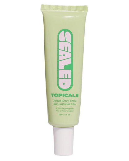Topicals Sealed Active Scar Filling Primer für zu Akne neigende Haut – Füllt Narben, Poren, Pickel und Trockenheit – Mit Retinol und Salicylsäure – 30 ml