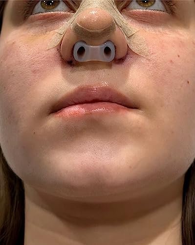 Nasenretainer für Rhinoplastik-Erholung | Nasenformer & Stützgerät aus 100% hochwertigem Silikon | Postoperative Nasenformung & Heilungshilfe (Größe 7)