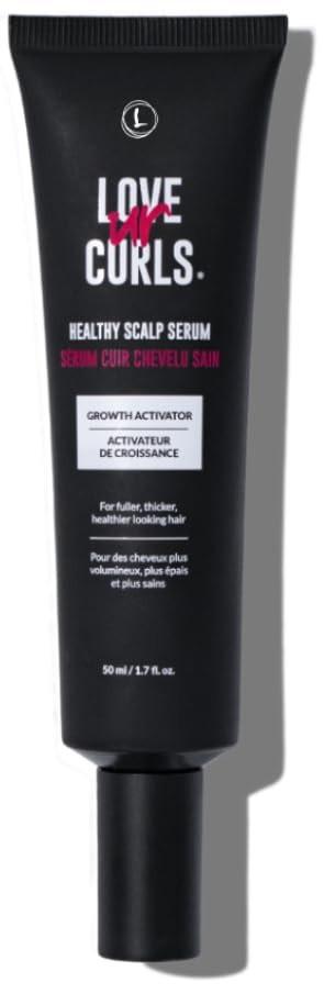 Love Ur Curls - Gesundes Kopfhaut Serum Haarwachstum Aktivator, Kurkuma & Basilikum Extrakte für tiefe Feuchtigkeit und volleres Haar, Vegan, 50 ml