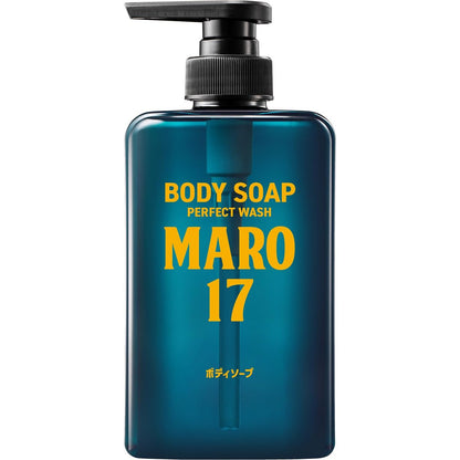 MARO17 Collagen Herren Duschgel – Sulfatfreie, feuchtigkeitsspendende Körperreinigung mit Hyaluronsäure, ohne Silikone, Parabene, Alkohol, Mineralöl – Bergamotte Duft