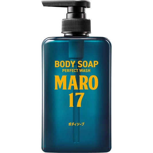 MARO17 Collagen Herren Duschgel – Sulfatfreie, feuchtigkeitsspendende Körperreinigung mit Hyaluronsäure, ohne Silikone, Parabene, Alkohol, Mineralöl – Bergamotte Duft