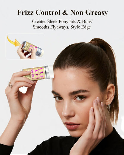 AnWoor 4er Set Edge Brush Slick Back Haarbürste, Haarpflege-Wachsstift für fliegende Haare, Rattenschwanzkämme zum Flechten, Teasing-Bürste für flauschiges Haar