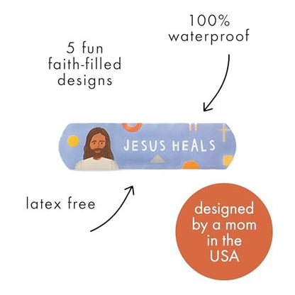 Be A Heart Original Jesus Heals Bandagen - Pflaster für Kinder (2 Dosen)