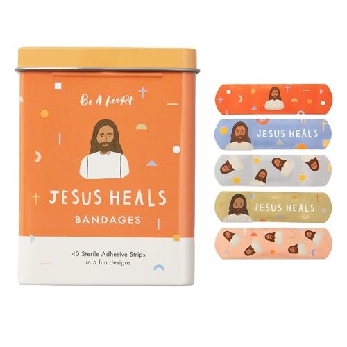Be A Heart Original Jesus Heals Bandagen - Pflaster für Kinder (2 Dosen)