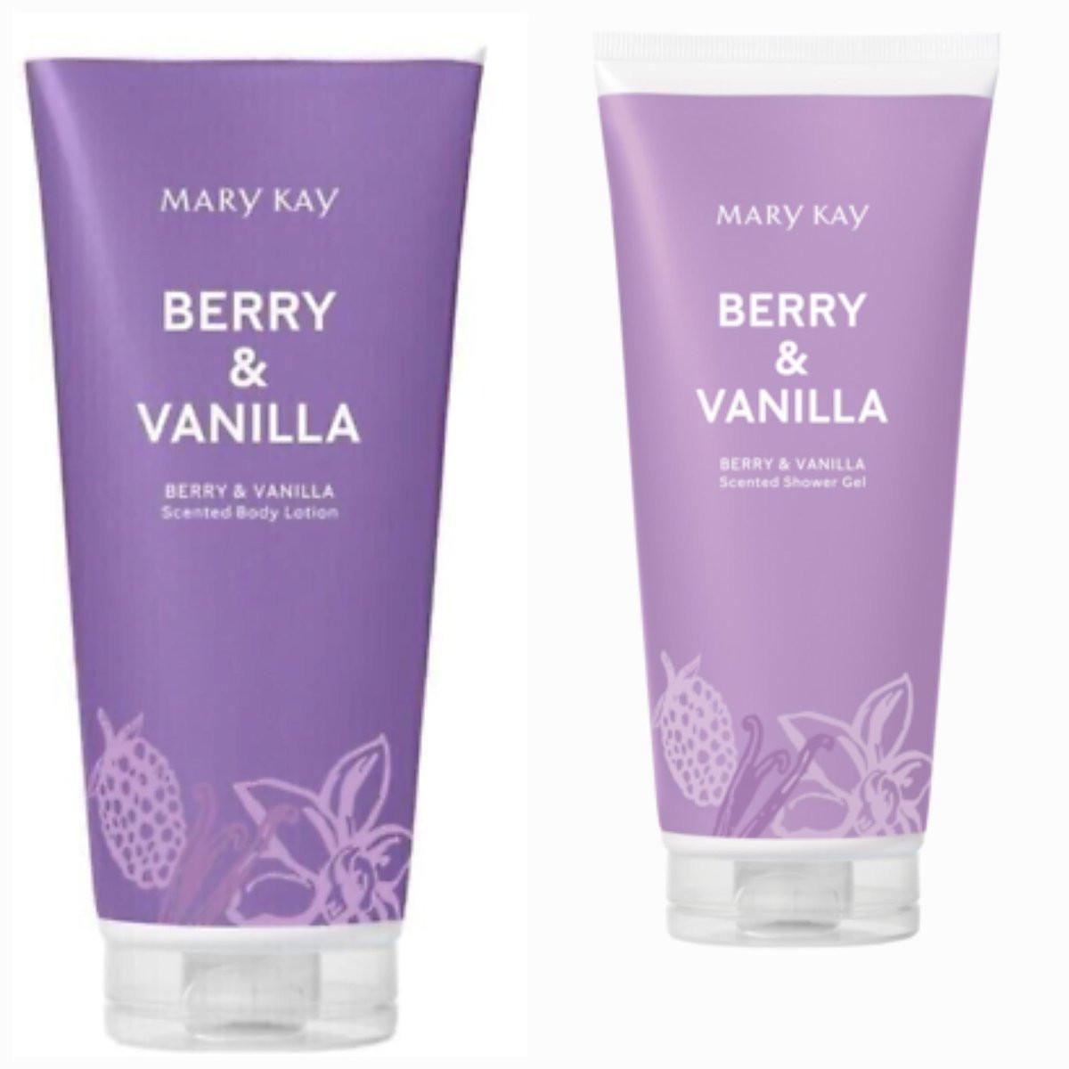 Mary Kay Beeren & Vanille Duo: Körpermilch & Duschgel – 2 x 148 ml