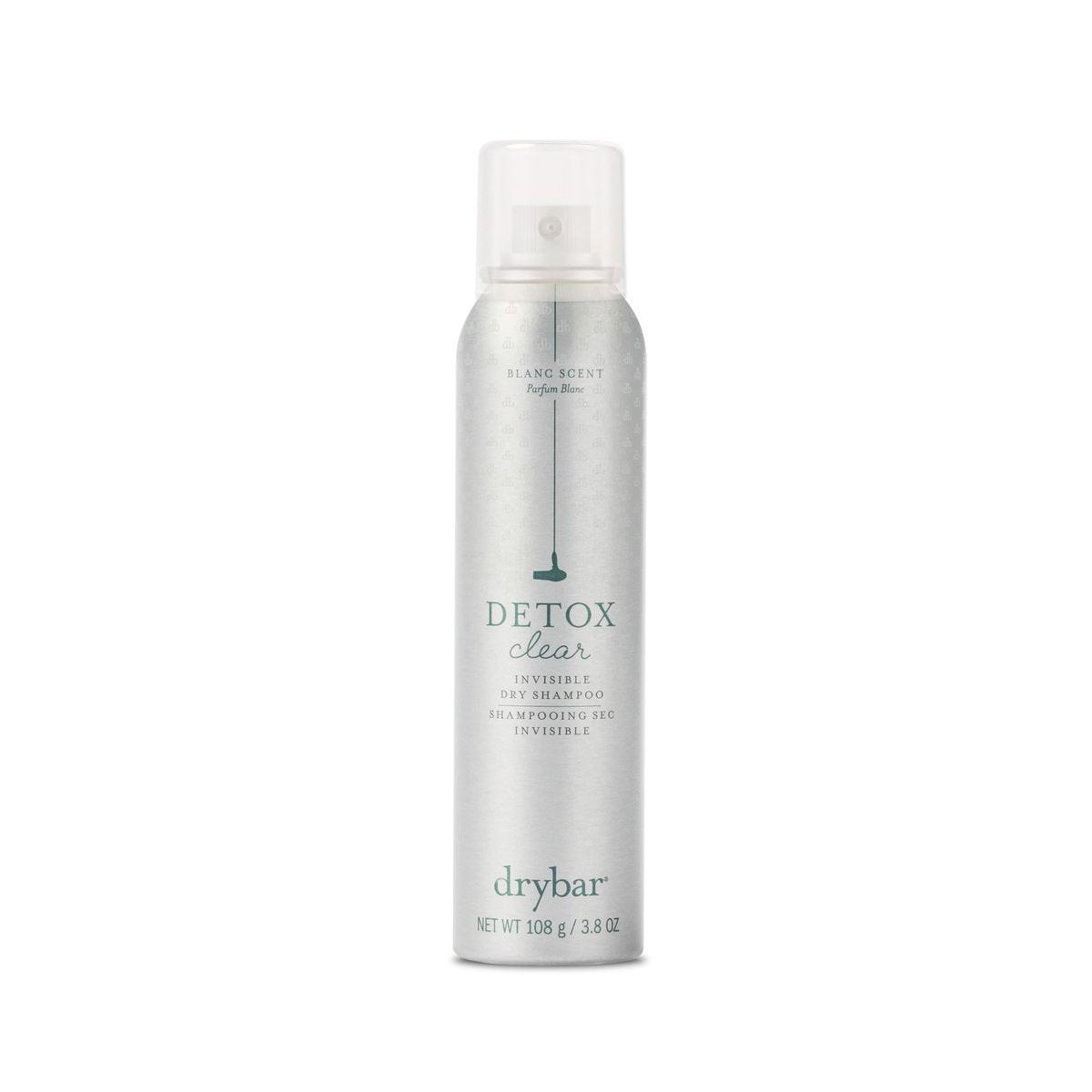 Drybar Detox Clear Invisible Trockenshampoo Spray – Absorbiert leichte Öle, hinterlässt sauberes und erfrischtes Haar mit weichem, transparentem Finish – Für alle Haartypen – Blanc Duft – 107 ml