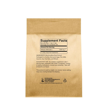 PURE ORIGINAL INGREDIENTS Marshmallow Root Extrakt (4 oz), Pulver, Pflanzliches Nahrungsergänzungsmittel