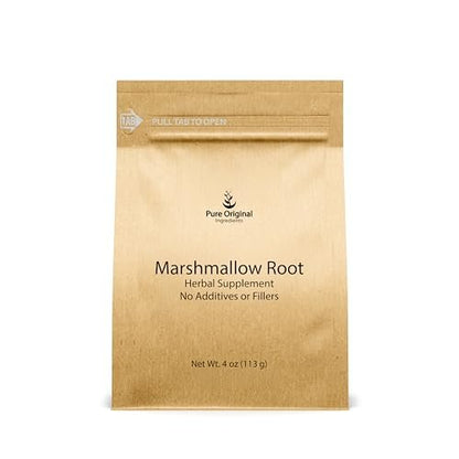 PURE ORIGINAL INGREDIENTS Marshmallow Root Extrakt (4 oz), Pulver, Pflanzliches Nahrungsergänzungsmittel