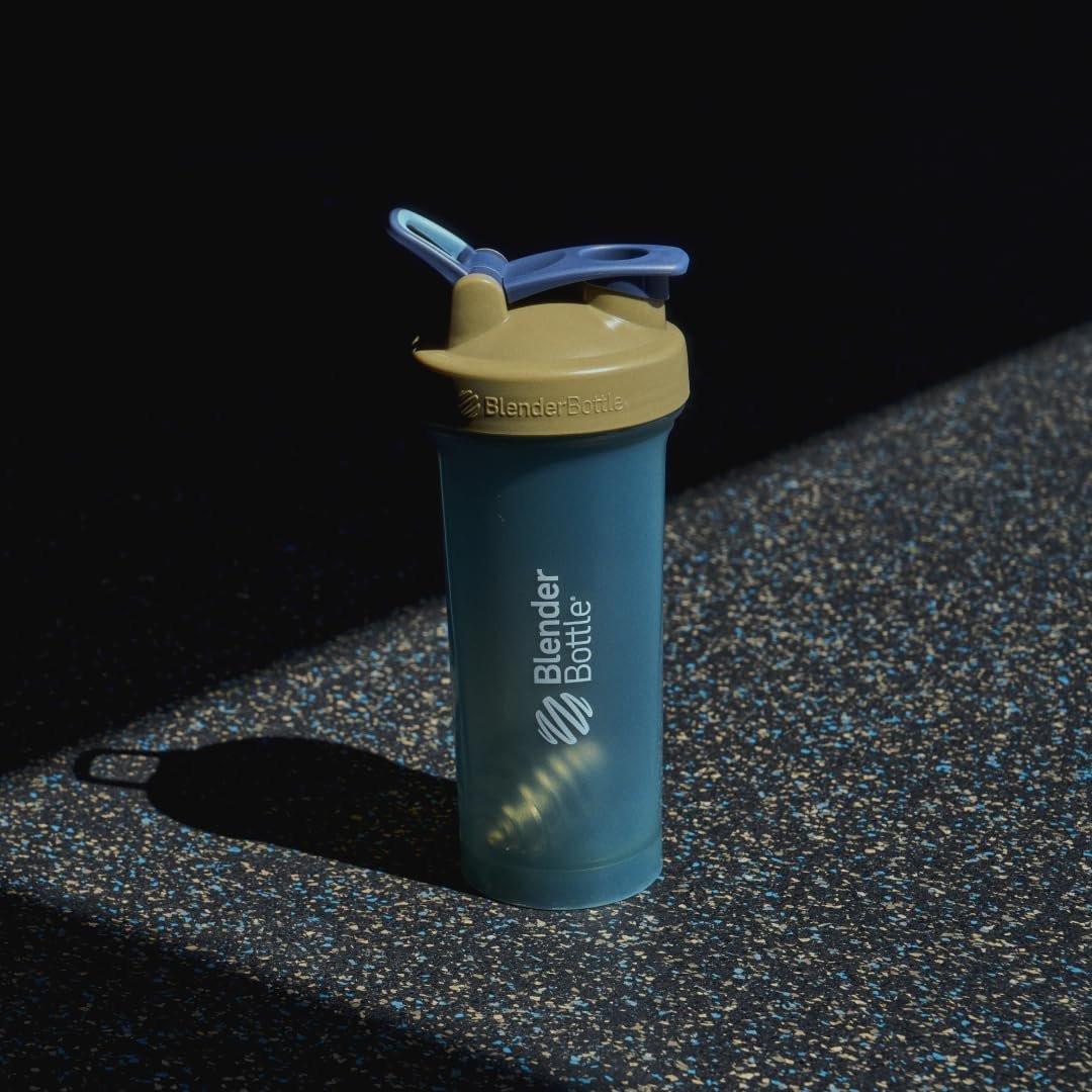 BlenderBottle Classic V2 Shaker Flasche – Ideal für Proteinshakes und Pre-Workout, 28 oz (828 ml), Vollton Tan
