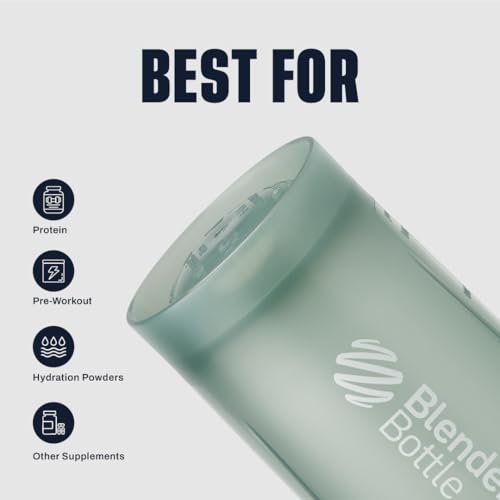 BlenderBottle Classic V2 Shakerflasche – Perfekt für Proteinshakes und Pre-Workout, 4 Unzen, Vollton Tan