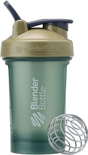 BlenderBottle Classic V2 Shakerflasche – 20oz, Tan – Perfekt für Proteinshakes und Pre-Workout